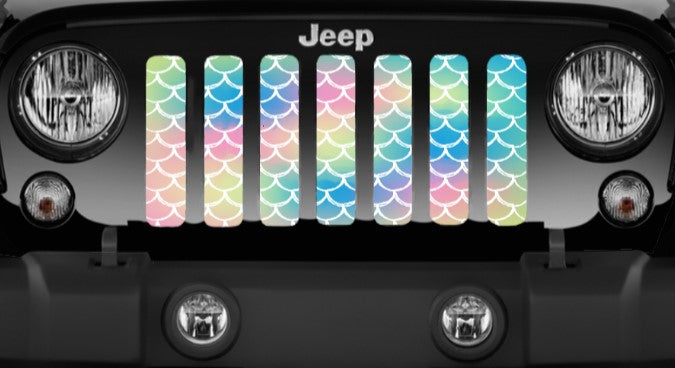 Mermaid Scales  Pastel Grille Insert