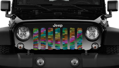 Mermaid Scales Rainbow Grille Insert
