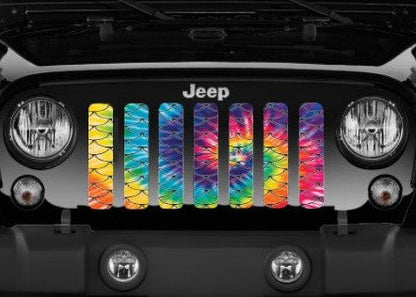 Mermaid Scales Tie Dye Grille Insert