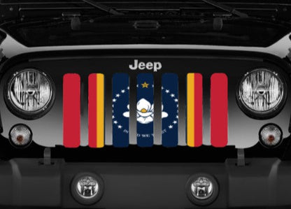 Mississippi State Flag Grille Insert