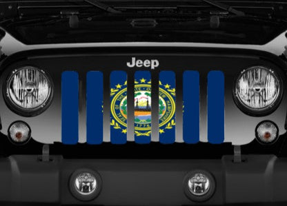 New Hampshire State Flag Grille Insert