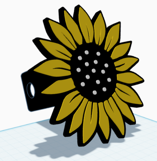Sunflower Hitch Cover