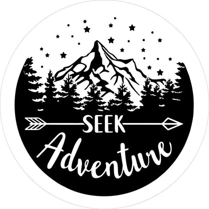 Seek Adventure Mountains and Arrow
