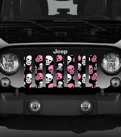 Skulls (Baby Pink) Grille Insert