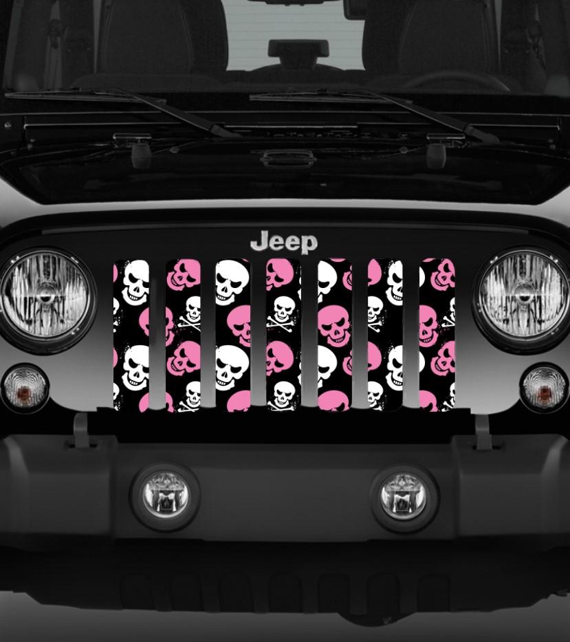 Platinum Skulls (Baby Pink) Grille Insert