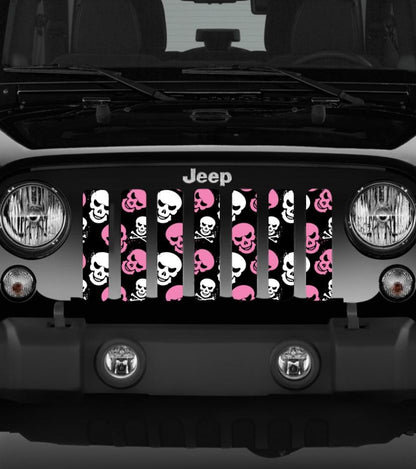 Platinum Skulls (Baby Pink) Grille Insert