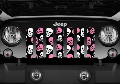 Skulls (Baby Pink) Grille Insert
