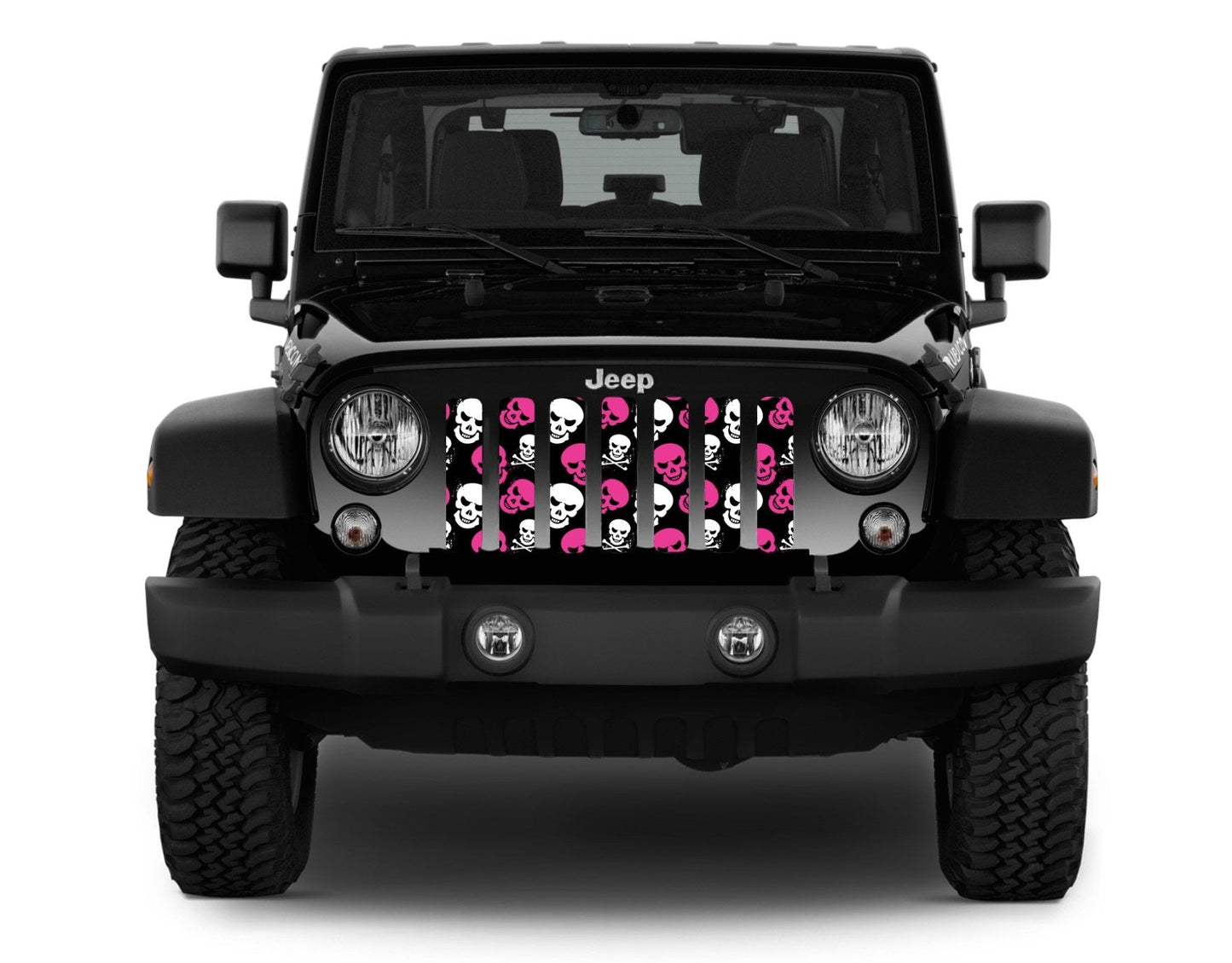 Platinum Skulls (Pink) Grille Insert