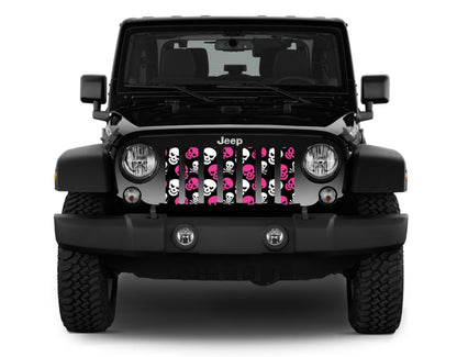 Platinum Skulls (Pink) Grille Insert