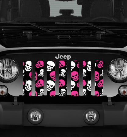 Skulls (Pink) Grille Insert
