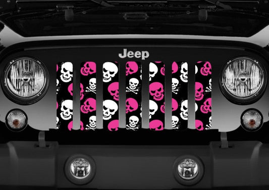 Skulls (Pink) Grille Insert