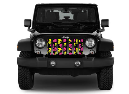 Platinum Skulls (Pink and Yellow) Grille Insert
