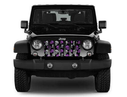 Platinum Skulls (Purple and Gray) Grille Insert