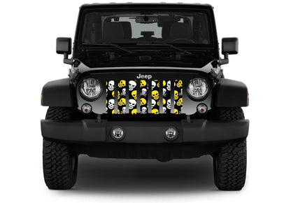 Skulls (Yellow and White) Grille Insert