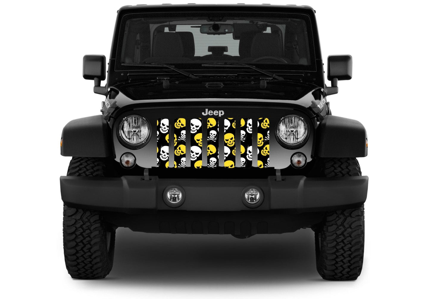 Platinum Skulls (Yellow) Grille Insert