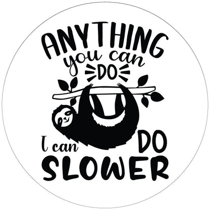 Slow Sloth Spare Tire Cover for Jeep, RV, Camper, Bronco, & More