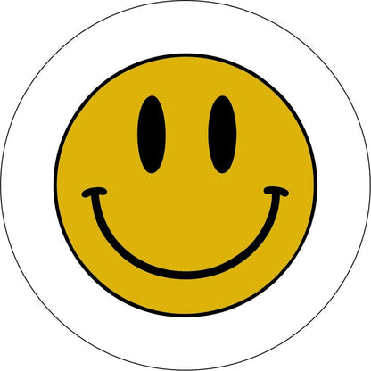 Smiley Face Spare Tire Cover for Jeep, RV, Camper, Bronco, & More