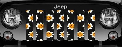 Smiley Flowers Grille Insert
