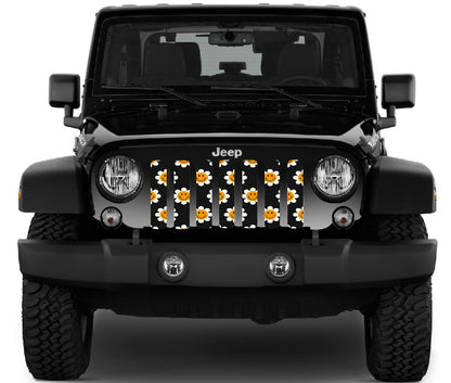 Smiley Flowers Grille Insert