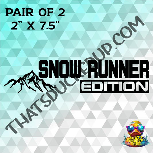 The Snow Runner Edition 2 Pack