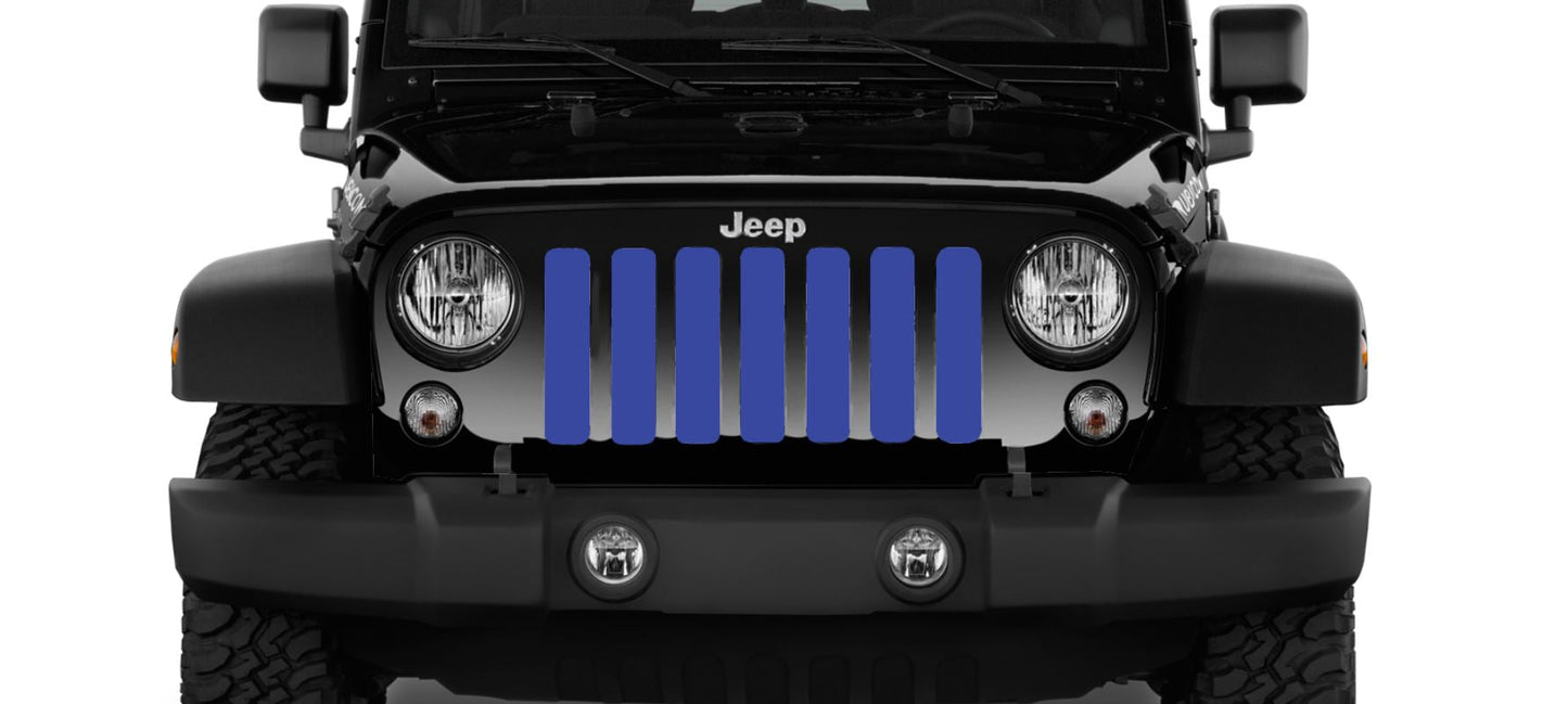 Solid Blue Grille Insert