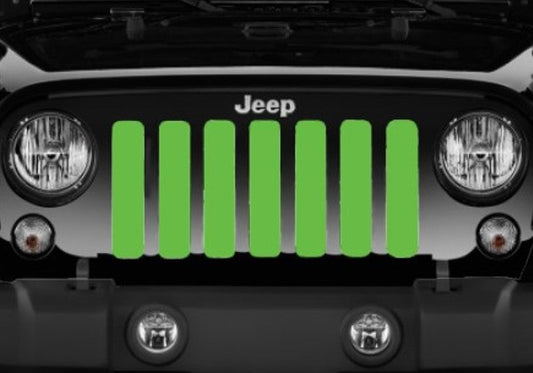 Solid Bright Green Grille Insert