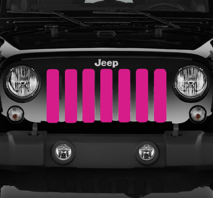 Solid Pink Grille Insert