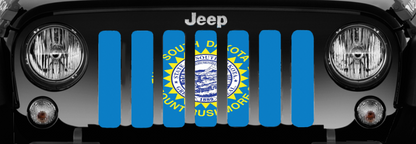 South Dakota State Flag Grille Insert