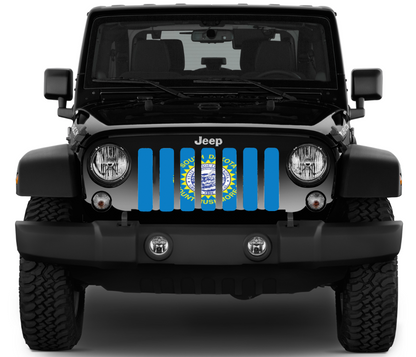 South Dakota State Flag Grille Insert