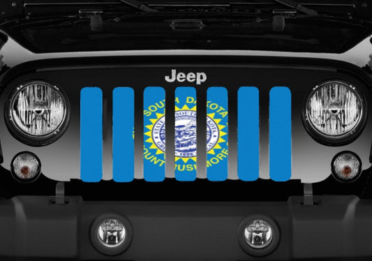 South Dakota State Flag Grille Insert