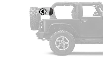 Bigfoot 12"x18" Forever Wave Flag for Jeep Wrangler JLU 4-Door 2018-Present