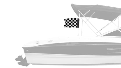 Checkered 12"x18" Forever Wave Flag