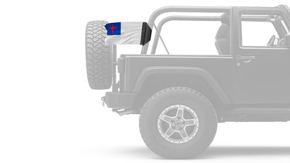 Christian 12"x18" Forever Wave Flag for Jeep Wrangler CJ-7 and CJ-8 1976-1986