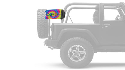 Grateful Dead Dancing Bears 12"x18" Forever Wave Flag for Jeep Wrangler JKU 4-Door 2007-2018