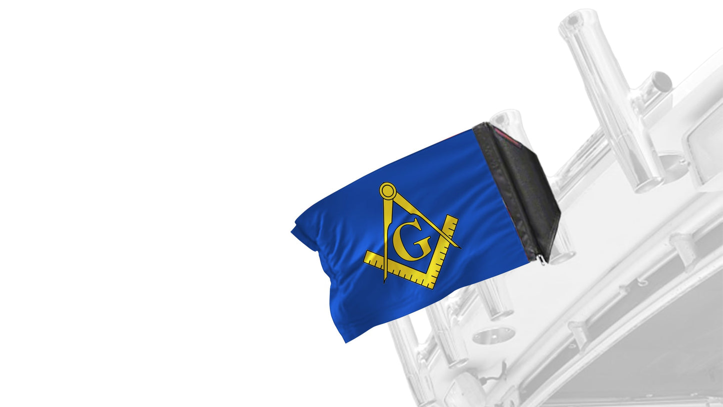 Freemasons 12"x18" Forever Wave Flag