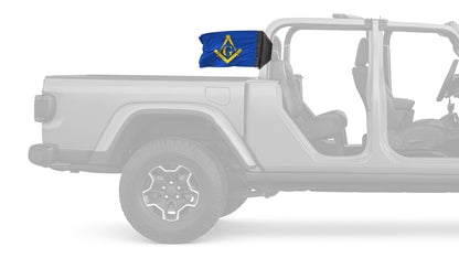Freemasons 12"x18" Forever Wave Flag