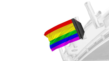 Rainbow 12"x18" Forever Wave Flag