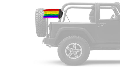 Rainbow 12"x18" Forever Wave Flag
