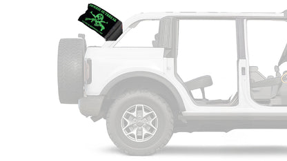 Zombie Outbreak Tactical Response Unit 12"x18" Forever Wave Flag
