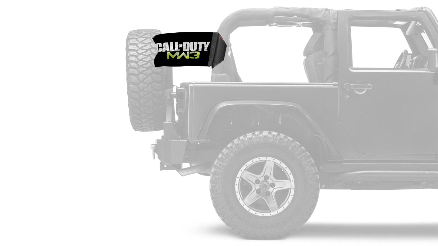 Call Of Duty 12"x18" Forever Wave Flag for Jeep Wrangler JLU 4-Door 2018-Present