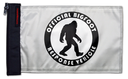 Bigfoot 12"x18" Forever Wave Flag for Jeep Wrangler JLU 4-Door 2018-Present