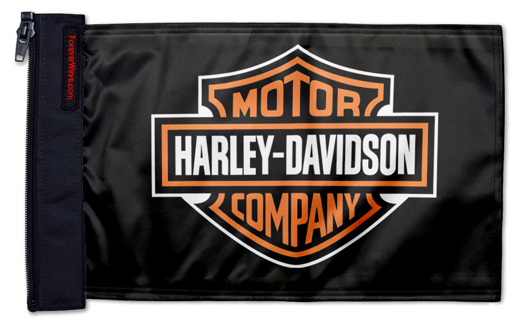 Harley Davidson 12"x18" Forever Wave Flag