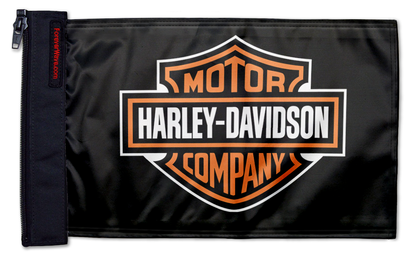 Harley Davidson 12"x18" Forever Wave Flag for Jeep Wrangler JLU 4-Door 2018-Present