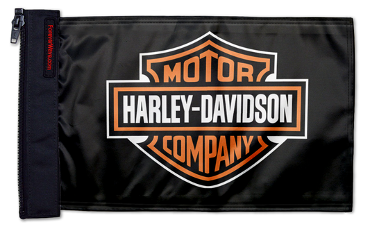 Harley Davidson 12"x18" Forever Wave Flag for Jeep Wrangler JL 2-Door 2018-Present