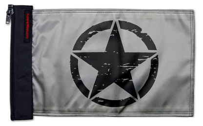 Oscar Mike 12"x18" Forever Wave Flag for Jeep Wrangler CJ-7 and CJ-8 1976-1986