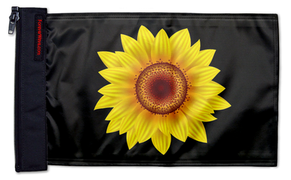 Sunflower 12"x18" Forever Wave Flag for Jeep Wrangler JKU 4-Door 2007-2018