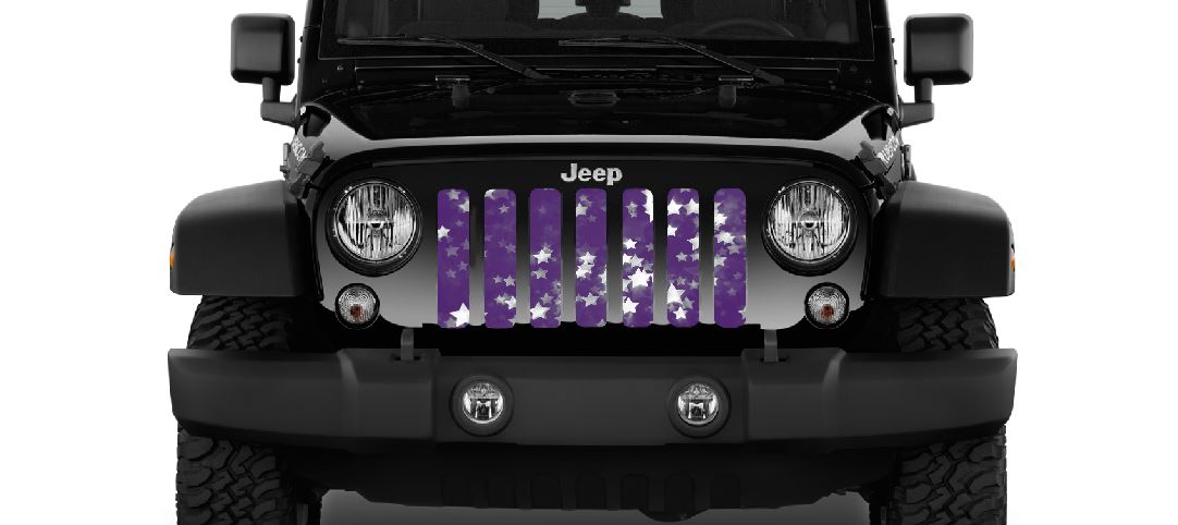 Starry Night Purple Grille Insert