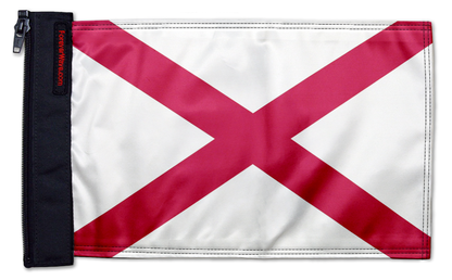 State Flag Alabama 12"x18" Forever Wave Flag for Jeep Wrangler JLU 4-Door 2018-Present