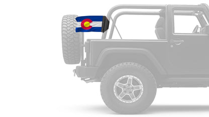 State Flag Colorado 12"x18" Forever Wave Flag for Jeep Wrangler LJ 2003-2006