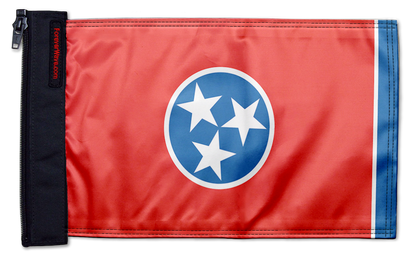 State Flag Tennessee 12"x18" Forever Wave Flag for Jeep Wrangler CJ-7 and CJ-8 1976-1986